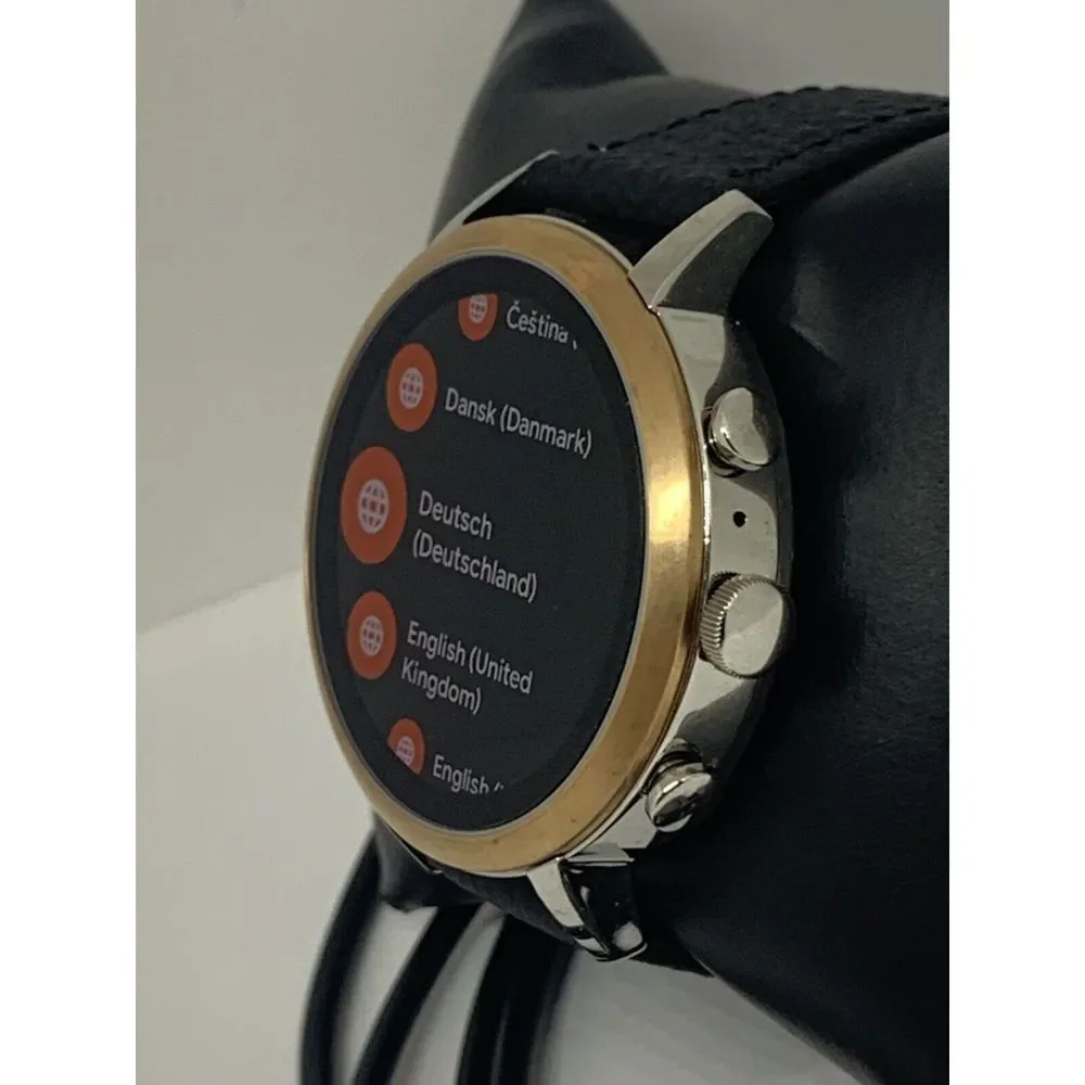 Fossil Gen 4 Authentic Digital Dial Smart Watch Custom Band FTW6016 QT487